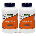 NOW Foods Supplements, L-Carnitine 1,000 mg, Purest Form, Amino Acid, Fitness Support*, 100 Tablets