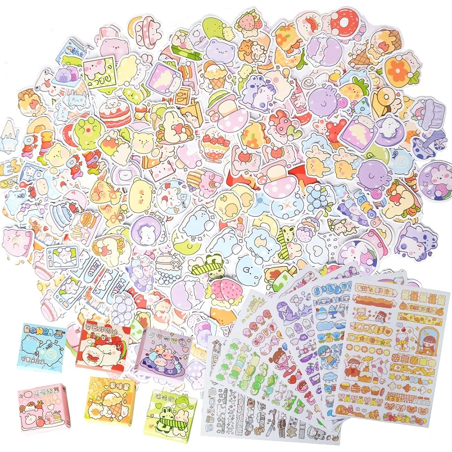Buy now Cute Cartoon Rabbits Decoration Stickers for Scrapbook Planners Gift Packing Scrapbooking Album Planner Journal Arts DIY Craft at indiglob india