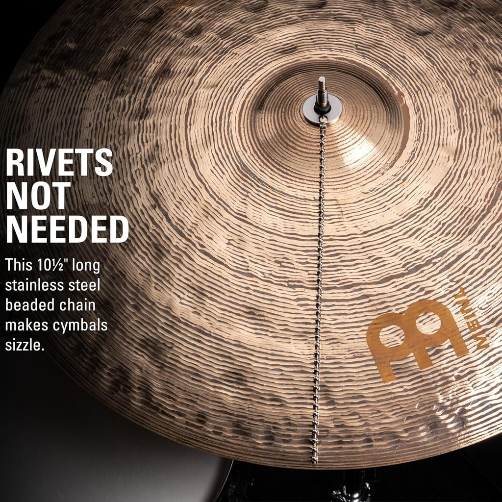 Buy now Meinl Cymbal Bacon - Cymbal Sizzler for Rides, Crashes, Chinas, and Effect Cymbals with No Rivets Required (BACON) at indiglob india