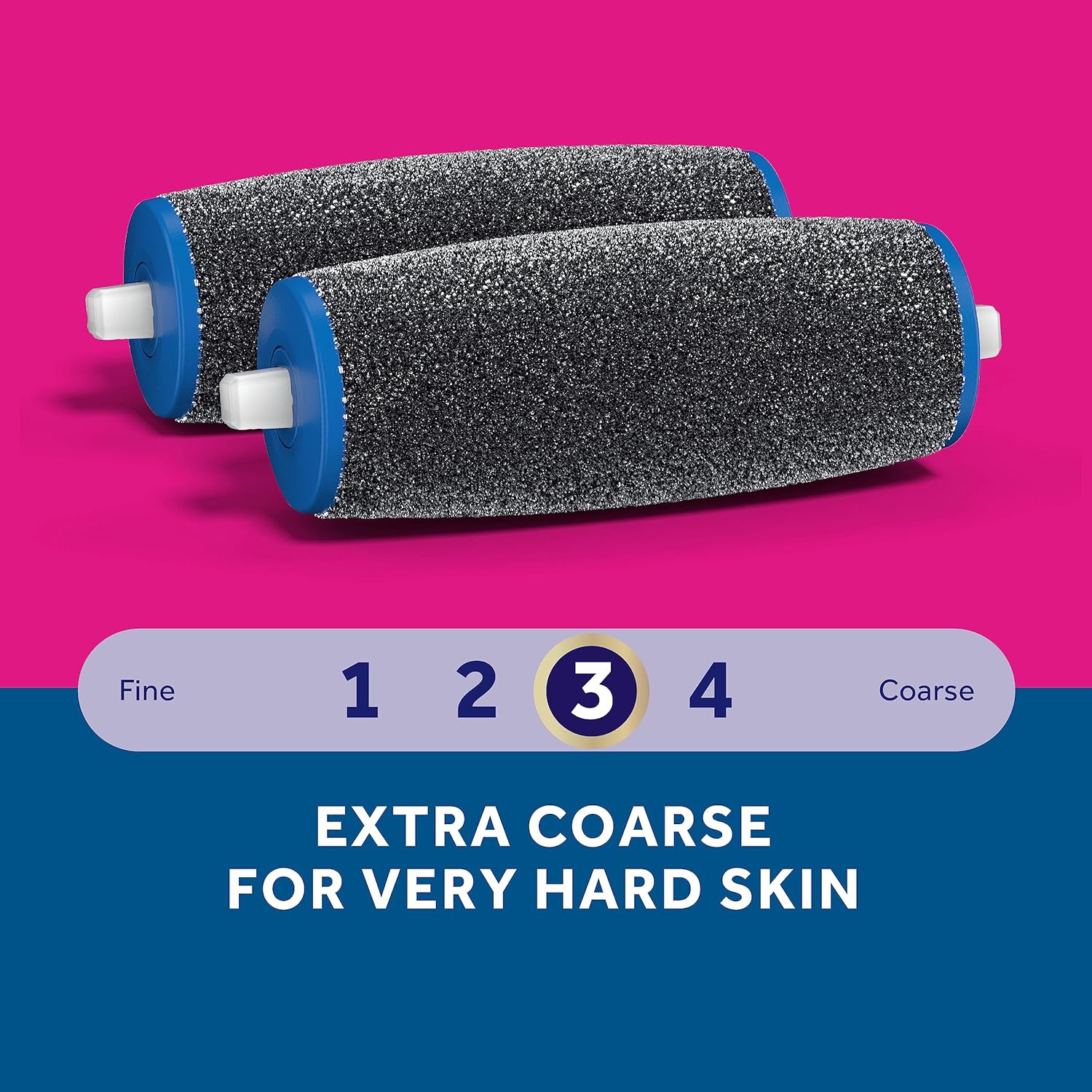 Buy now AmopÃ© Pedi Perfect Electric Callus Remover Foot File Roller Head Refills, with Diamond Crystals, Removes Hard & Dead Skin, Extra Coarse for Very Hard Skin â€“ 2 Count at indiglob india