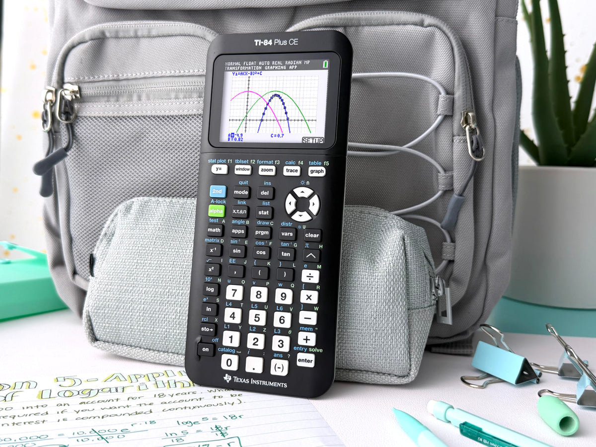 Texas Instruments TI-84 Plus CE Color Graphing Calculator, Black