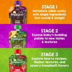 HAPPY BABY Clearly Crafted, Stage 2, Fruit & Veggie Variety Pack, 4oz (16)