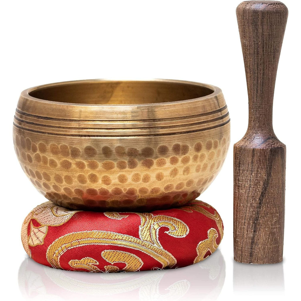 Buy now Tibetan Singing Bowls Set~ Meditation Sound Bowl hand Hammered in Nepal For Yoga, Meditation, Mindfulness, Healing & Chakra balancing~ (3 inch) 3 inch at indiglob india