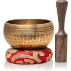 Buy now Tibetan Singing Bowls Set~ Meditation Sound Bowl hand Hammered in Nepal For Yoga, Meditation, Mindfulness, Healing & Chakra balancing~ (3 inch) 3 inch at indiglob india