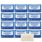 Dr. Bronner's Pure-Castile Magic Soap Bars (Peppermint, 5 oz, 6-Pack) - Made with Regenerative Organic Certified Oils - For Face, Body & Hair - Gentle, Vegan - Bar Soaps for Men & Women