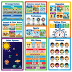Buy now Classroom Educational Posters - 20pcs 16â€ x 11â€ - Teacher Classroom Must Haves Supplies Essentials - ABC Alphabet Poster School Supplies - Elementary Kindergarten Preschool Learning Activities at indiglob india