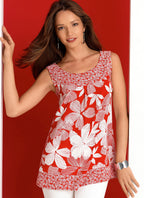Buy now Simplicity U06871A New Look Easy to Sew Misses' Pullover Tunic and Top Sewing Pattern Kit, Code 6871, Sizes 10-22 at indiglob india
