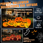 GIGALUMI 7.5FT Halloween Inflatable Outdoor Decoration Pumpkin(Cold White)