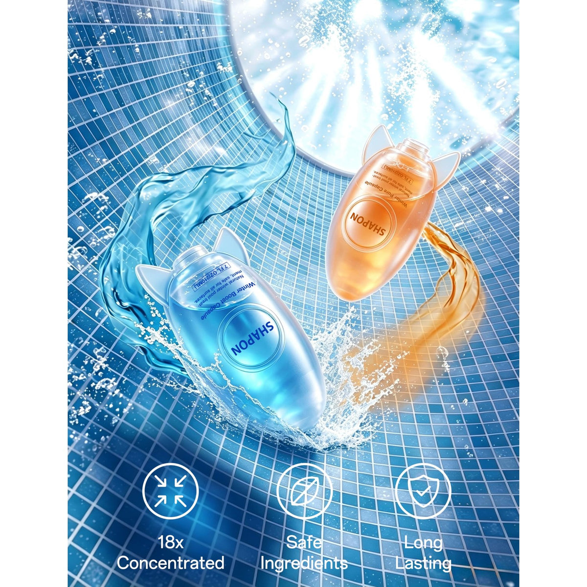 SHAPON Pool Closing Kit, Pool Winterizing Kit Treats Up to 30,000 Gallon