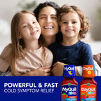 Buy now VICKS Kids DayQuil & NyQuil Berry Cold & Cough Medicine Co-Pack, Daytime & Nighttime Relief of Multiple Symptoms, Great-Tasting Berry Flavor, Free of Alcohol & Acetaminophen, for Ages 6+, 2x8oz at indiglob india