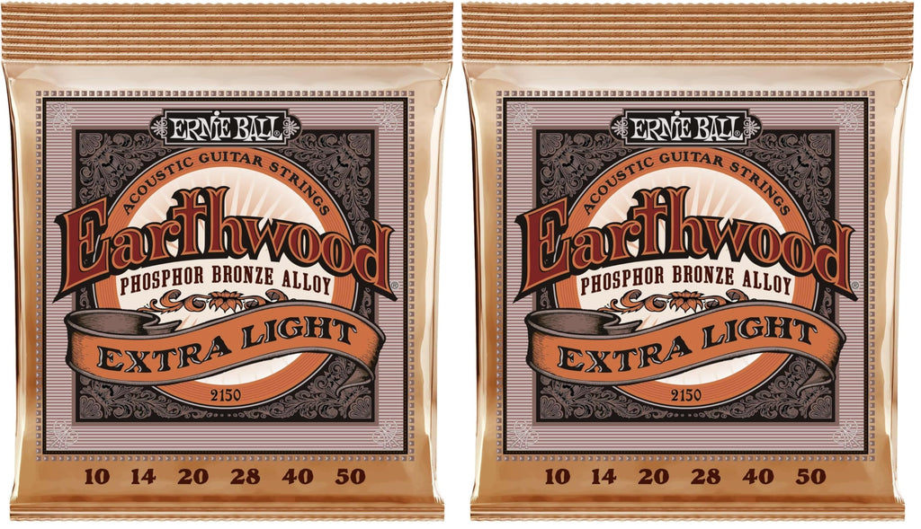 Buy now Ernie Ball Earthwood Medium Light Phosphor Bronze Acoustic Guitar Strings, 12-54 Gauge (P02146) at indiglob india