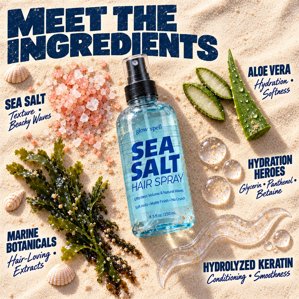 Sea Salt Spray for Hair – Texturizing Spray, Beach Waves & Volume (8.5 oz)