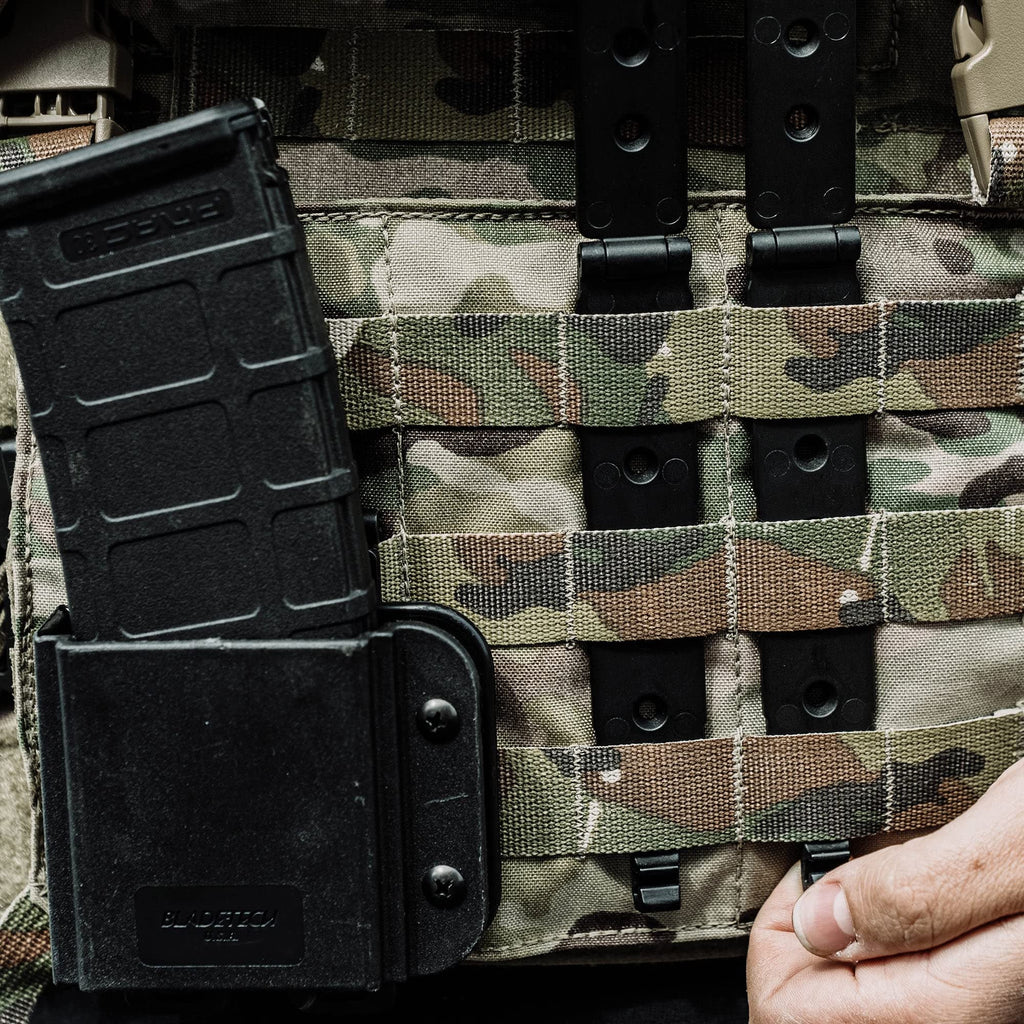 3" Molle-Lok (Pair with Mounting Hardware) - MOLLE Attachment Clip for Vests, Backpacks, Holsters, Mag Pouches, TASER, and More - Molle-Lok 3 inch by Blade-Tech Holsters