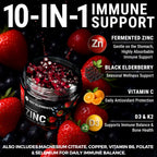 KEY ELEMENTS Immune Support Zinc Gummies 50mg with Elderberry Vitamin C