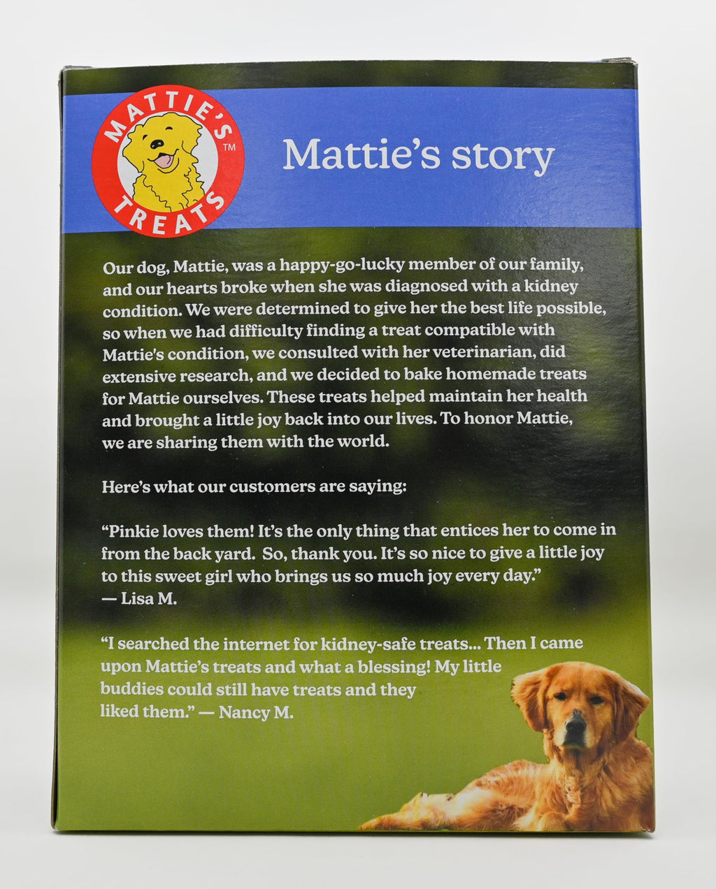 Mattie’s Treats Dog Treats 16oz Low Protein Phosphorus Sodium