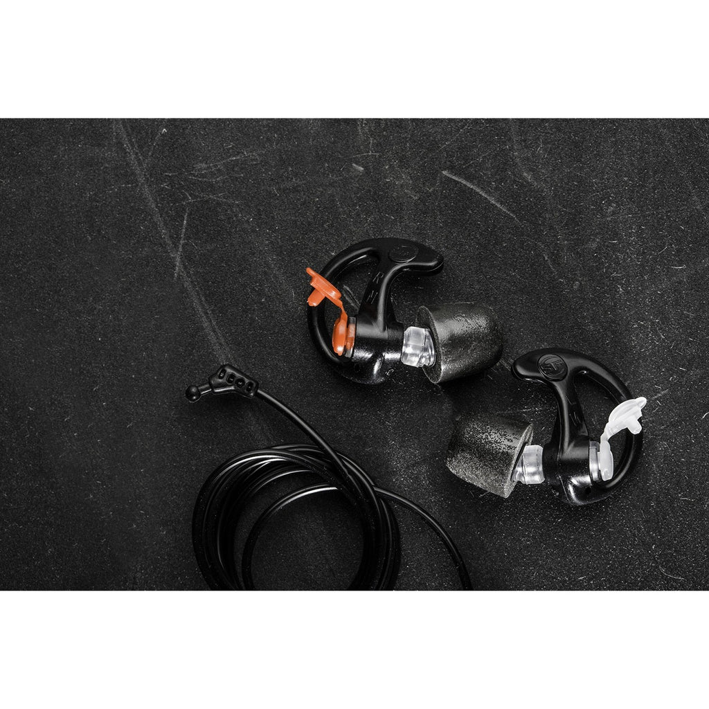 Buy now SureFire EP7 Sonic Defenders Ultra filtered Earplugs w/ Comply Canal Tips, reusable, Black, Medium at indiglob india