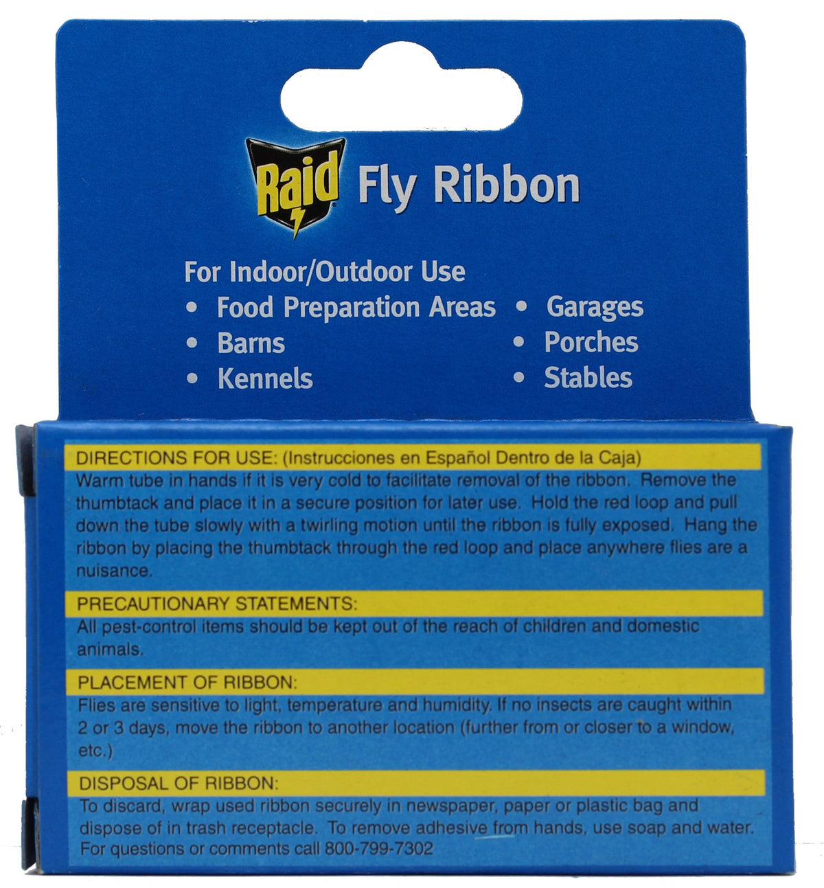 Raid Fly Ribbon Bug & Insect Catcher (4 Pack)
