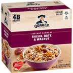 Buy now Quaker Instant Oatmeal Fruit & Cream Variety Pack, Single Serve Packets, (44 Pack) at indiglob india