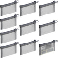 Buy now Frienda 10 Pcs Small Mesh Bags with Zipper Mini Zipper Mesh Bags Nylon Cosmetic Coin Purse Pouches Portable Reusable Storage Pouch with Keychain for Women Home Travel(3 x 4 Inch,Grey) 3 x 4 Inch Grey at indiglob india
