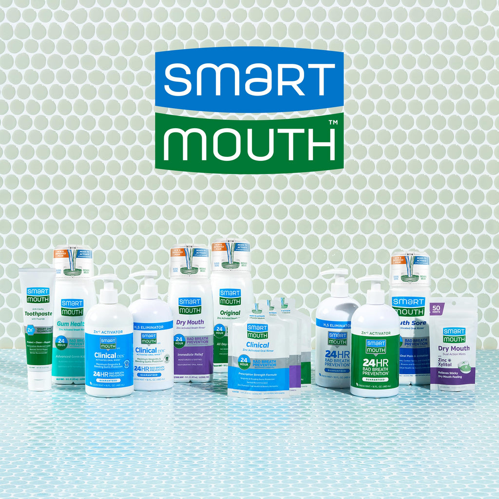 SmartMouth Original & Clinical Zinc Activated Mouthwash Bundle, Mint
