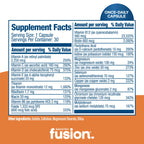 Bariatric Fusion Bariatric Multivitamin Without Iron | 1 Per Day | Post Surgery Patients | Iron Free Vitamin for Gastric Bypass and Sleeve Gastrectomy | Easy to Swallow Capsules | One Month Supply