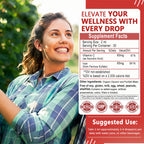 Iron Supplement Liquid Drops, High Absorption Iron Supplement for Women 65 mg, Liquid Iron for Red Blood Cell Support*, Vegan Essential Mineral Iron Drops with Vitamin C, Non-GMO, 30 Servings
