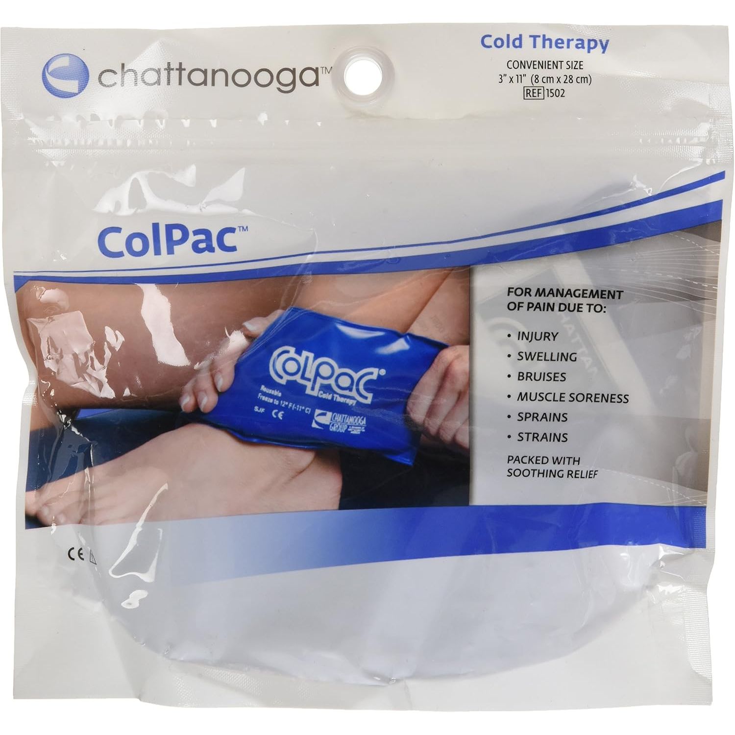 Buy now Chattanooga ColPac - Reusable Gel Ice Pack - Half Size - 7.5 in x 11 in (19 cm x 28 cm) - Cold Therapy - Knee, Arm, Elbow, Shoulder, Back - Aches, Swelling, Bruises, Sprains, Inflammation 3 x 11 Inch (Pack of 1) at indiglob india