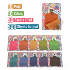 Mr. Pen- Plastic Transparent Bible Sticky Notes, 10 Pads, 200 Sheets