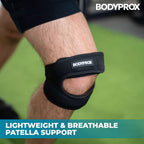 Buy now Bodyprox Patellar Tendon Support Strap (Small/Medium), Knee Pain Relief Adjustable Neoprene Knee Strap for Running, Arthritis, Jumper, Tennis Injury Recovery at indiglob india