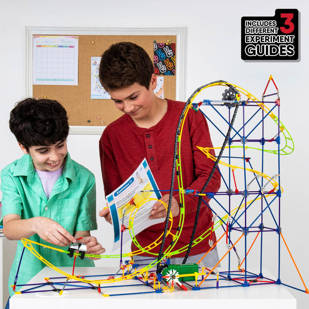 Buy now K'NEX Education - STEM Explorations: Roller Coaster Set ‚ 546 Pieces, Creative Building Set‚ Ages 8+ at indiglob india