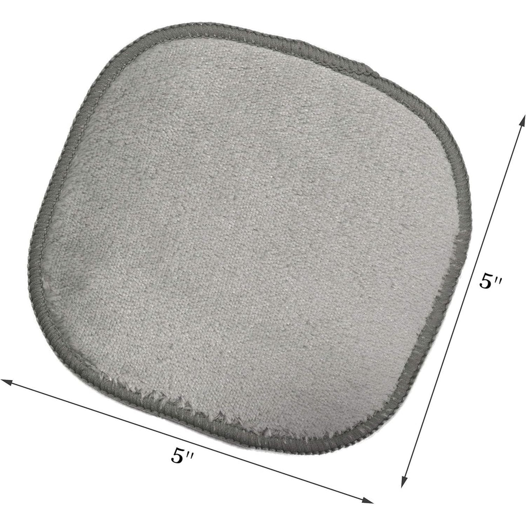 Buy now Polyte Premium Hypoallergenic Microfiber Fleece Makeup Remover and Facial Cleansing Cloth, 5 x 5 in, 10 Pack (Gray) at indiglob india