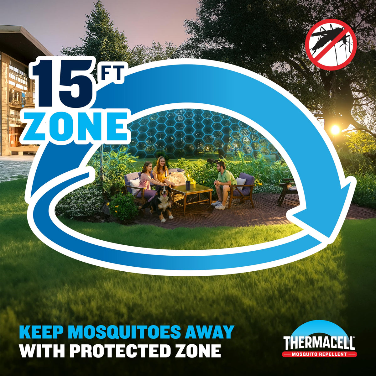 Thermacell Fuel-ZoneGuard Mosquito Repellent Butane Only Refills, 48-Hr