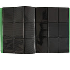 Buy now 9 Pocket Trading Card Binder- Holofoil Green Album w Side Loading Pockets, AntiTheft Anti-Drop- TCG Collector Storage Organizer for 360 CardsCompatible with Pokémon, Yu-Gi-Oh!, MTG Magic The Gathering at indiglob india