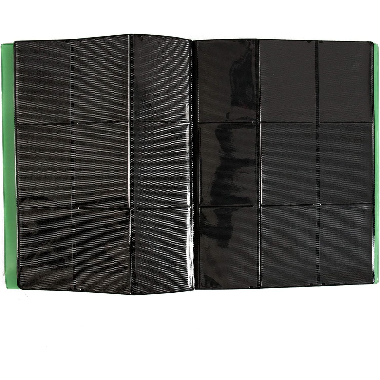 Buy now 9 Pocket Trading Card Binder- Holofoil Green Album w Side Loading Pockets, AntiTheft Anti-Drop- TCG Collector Storage Organizer for 360 CardsCompatible with Pokémon, Yu-Gi-Oh!, MTG Magic The Gathering at indiglob india