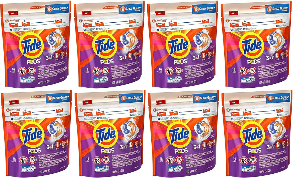 Buy now Tide Pods HE Spring Meadow 16 Pacs (8 Count) at indiglob india