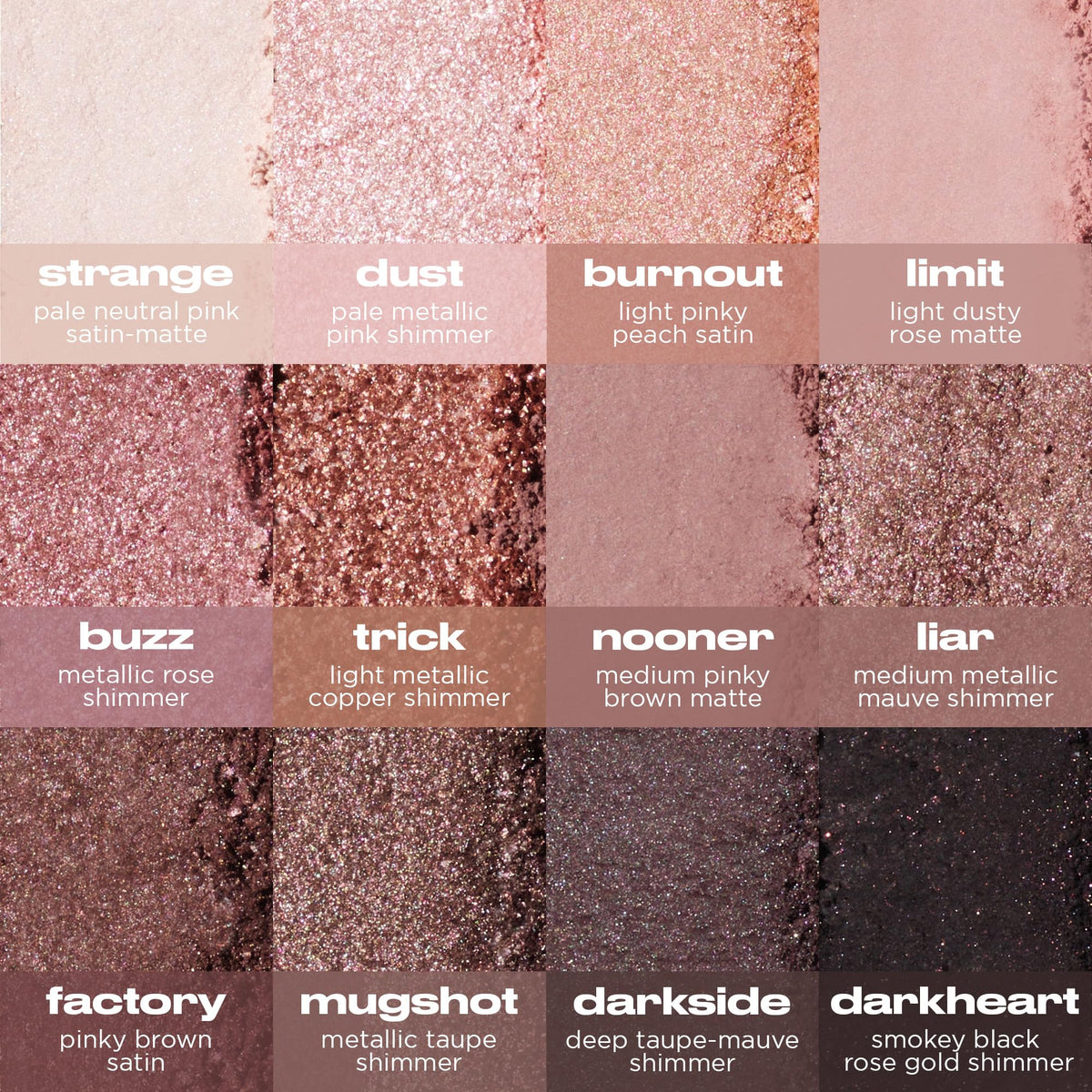 Urban Decay Naked3 Eyeshadow Palette - 12 Rosy Soft Pink Neutral Shadows