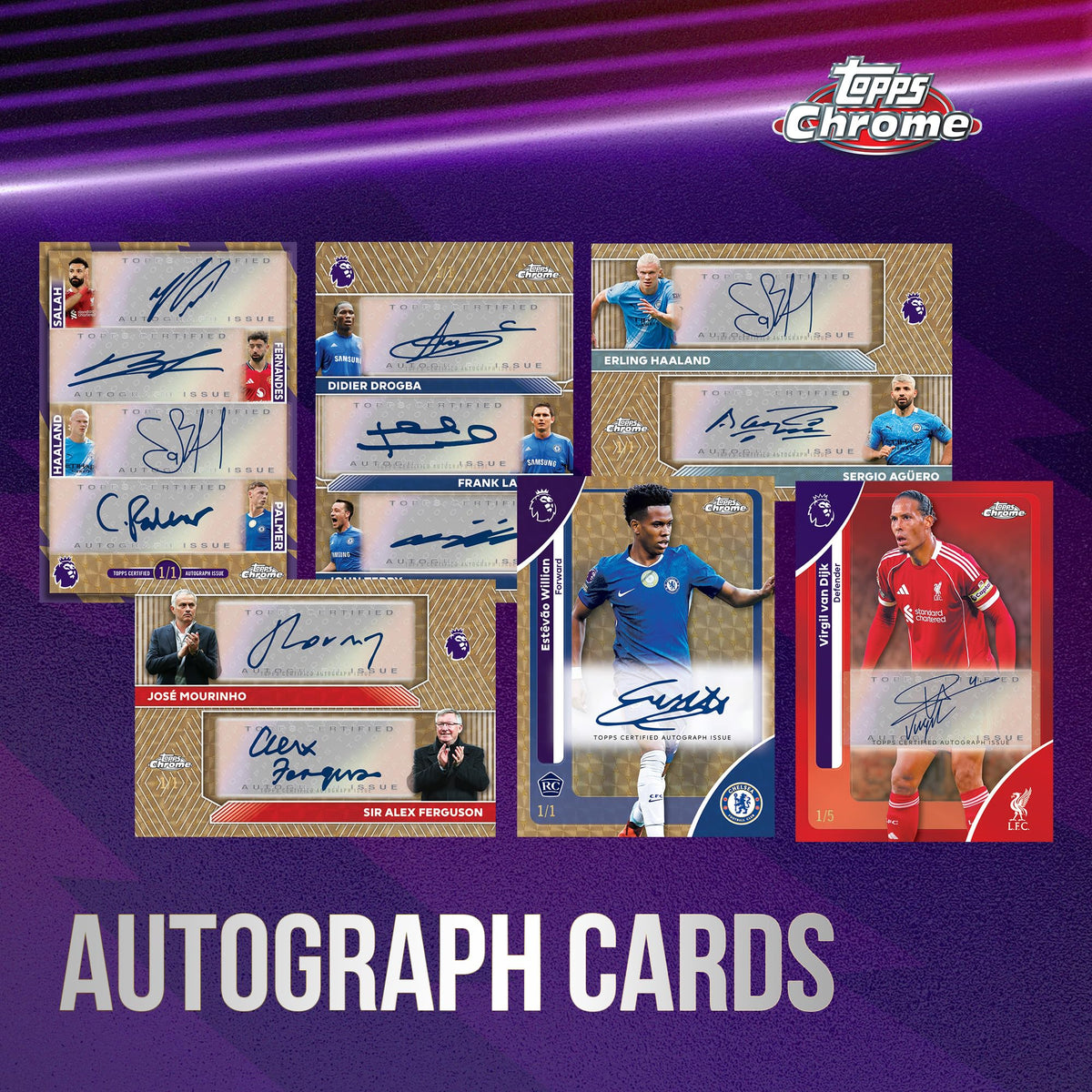 2026 Topps Chrome Premier League Soccer - Factory Sealed - Value Box