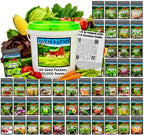 50,000+ Non-GMO Heirloom Seed Kit-50 Fruit & Vegetable Variety