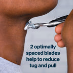 Gillette SkinGuard Razor Blade Refills for Men, 2 Blade Cartridge, SkinGuard for Sensitive Skin, Lubrication, Fits SkinGuard Razor Handles, 8 Count