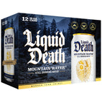 Buy now Liquid Death Sparkling Mountain Water, Real Mountain Source, Ice-Cold Cans, Infinitely Recyclable, 12 Fl Oz (Pack of 12) at indiglob india