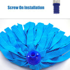 EaseYourDay Microfiber String Mop with 2 Reusable Heads & 5.2 ft. Long Pole