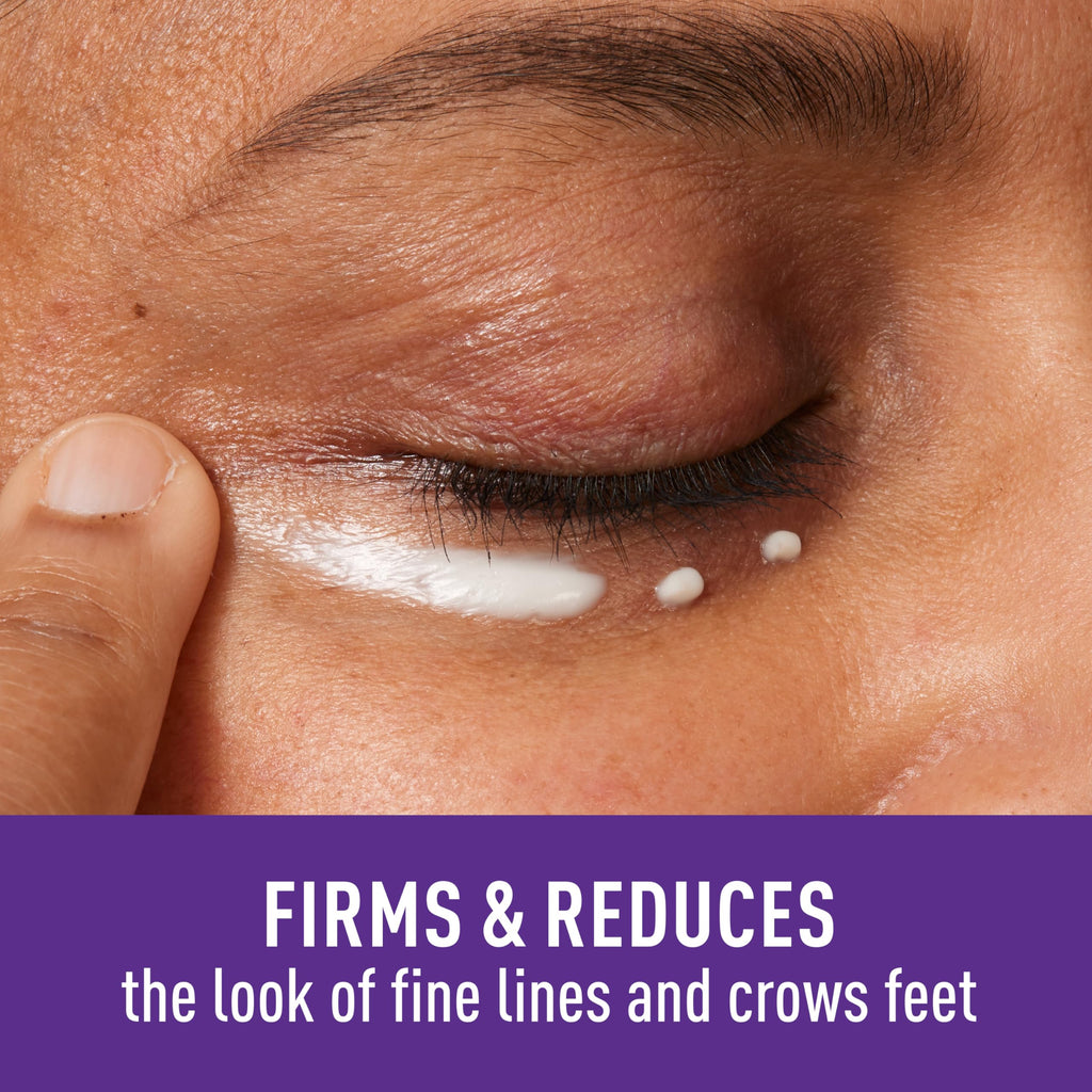 CeraVe Eye Cream for Wrinkles with Peptides, Caffeine & Niacinamide, 0.5oz | Dermatologist-Tested Skin Care Formula Targets Crows Feet and Delicate Under-Eye Skin To Visibly Smooth, Restore, and Protect