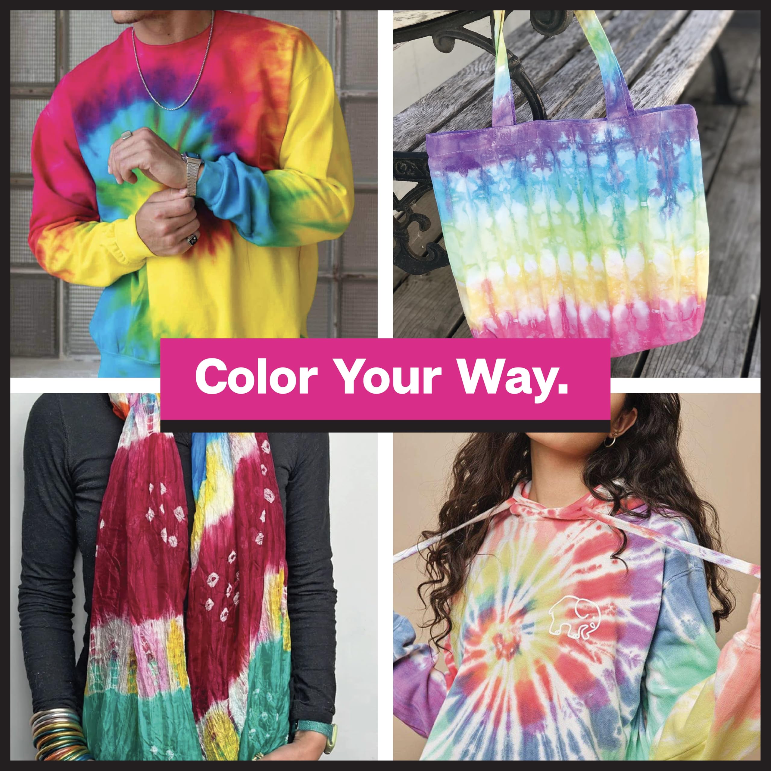 Buy now Tulip One-Step Tie-Dye Party Kit, Set of 123 at indiglob india