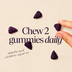 Nature's Way Sambucus Elderberry Gummies for Immune Support* Ages 4+, 60 ct | Immune Gummy with Black Elderberry Extract, Vitamin C, D3, Zinc, and Superfood Antioxidants*, Adults & Kids Ages 4+