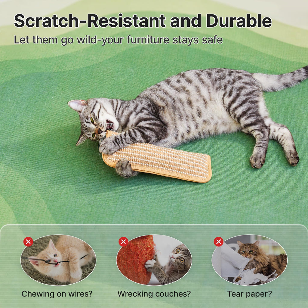 Potaroma Cat Toys Pack of 2 with 6000mg A+ Organic Catnip, Sisal Material