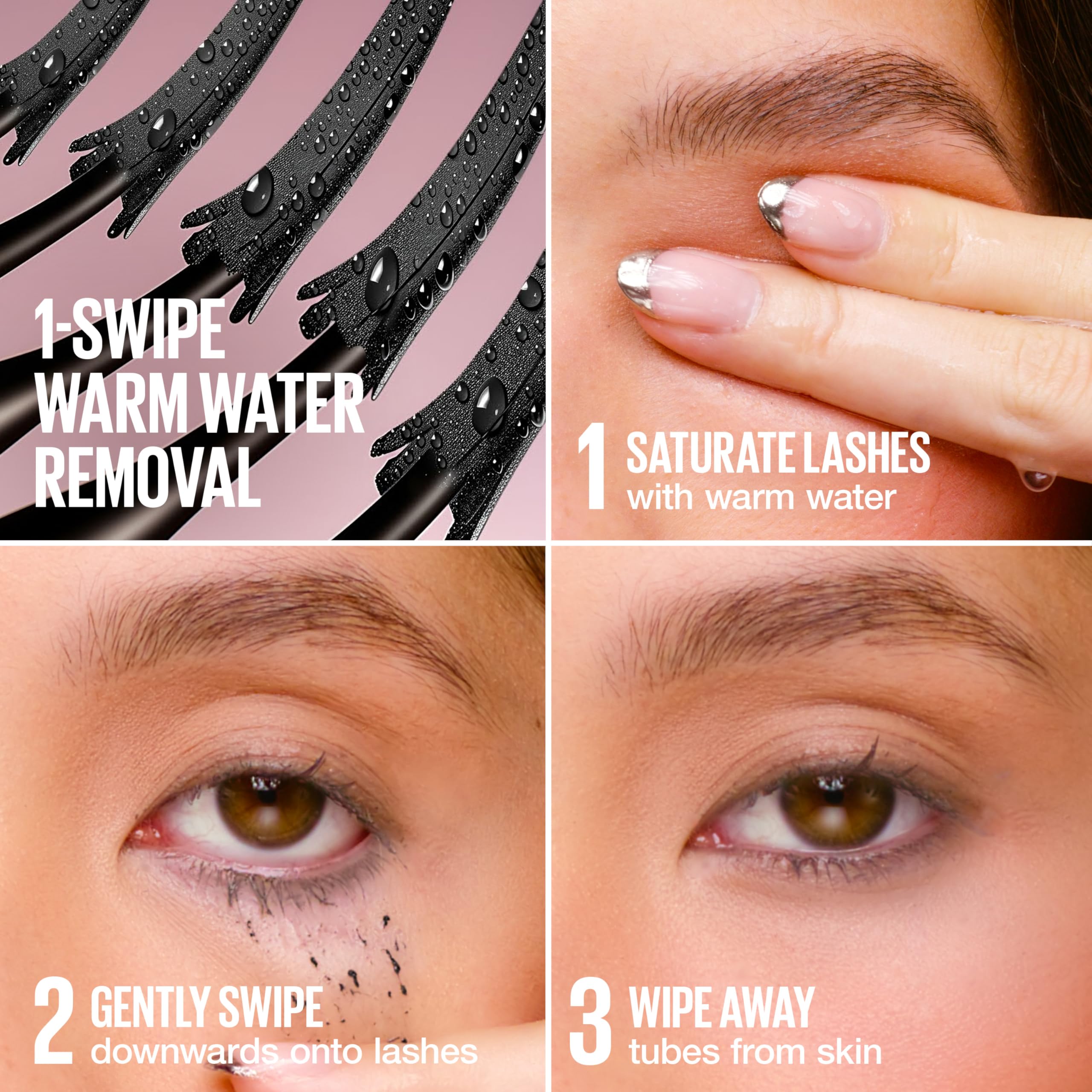 Maybelline Lash Sensational Sky Tubes Tubing Mascara, Extension-Like Lengthening Mascara, 24HR Eye Makeup with Shea Butter & Castor Oil, Very Black, 1 Count