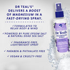 Dr Teal's Magnesium Lavender Spray with Natural Dead Sea Salt, 8 fl oz (Pack of 2)