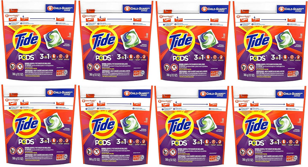 Buy now Tide PODS Laundry Detergent Soap PODS, High Efficiency (HE), Spring Meadow Scent, 96 Count at indiglob india