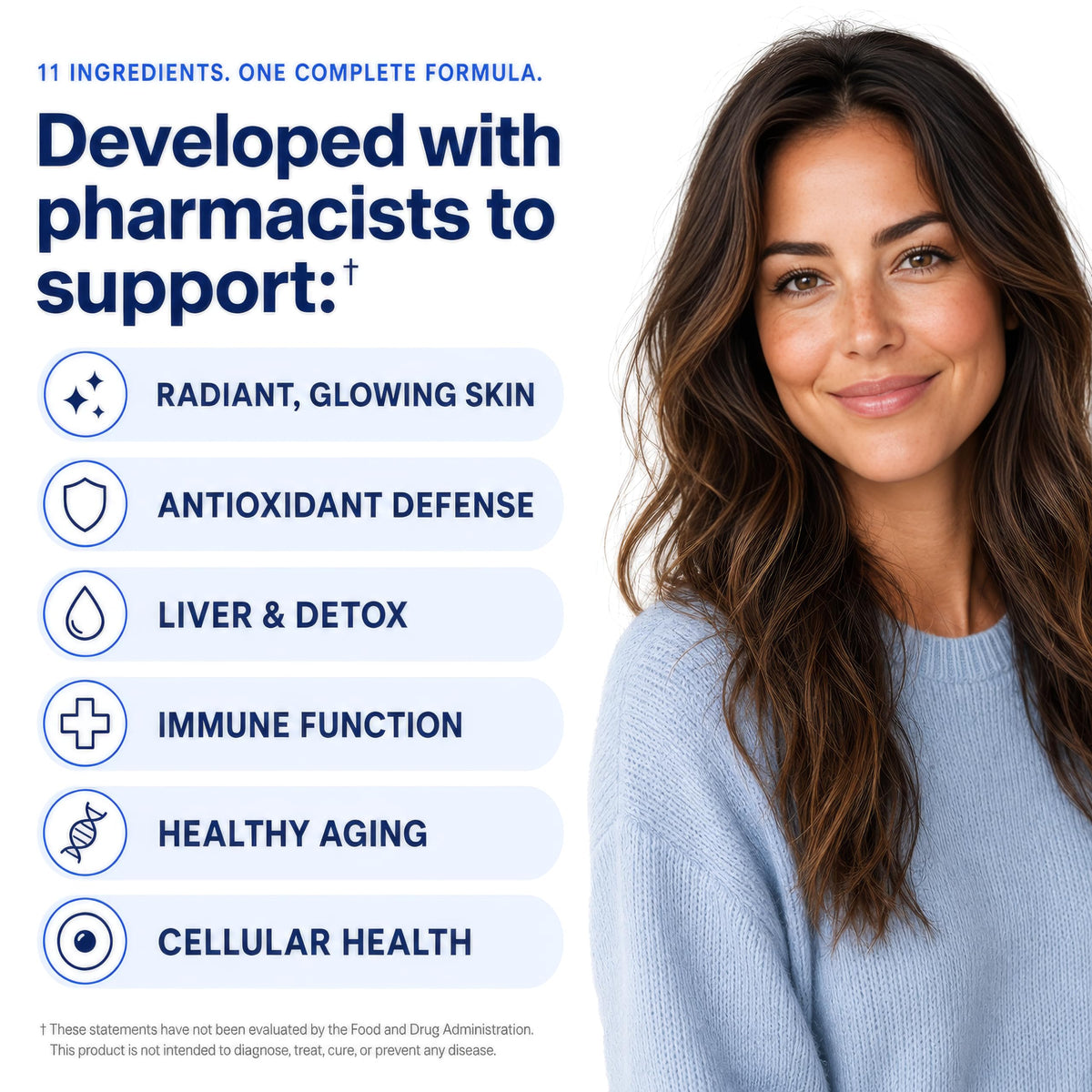 Liposomal Glutathione Supplement, 1150mg 11-in-1 Complex with NAC, 60ct