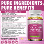 Multi Collagen Peptides Softgel - Type I, II, III, V, X - Hydrolyzed Collagen Peptides with Biotin Vitamin C Hyaluronic Acid for Women & Men, Supports Skin Hair Nail & Joint, Non-GMO, 60 Servings